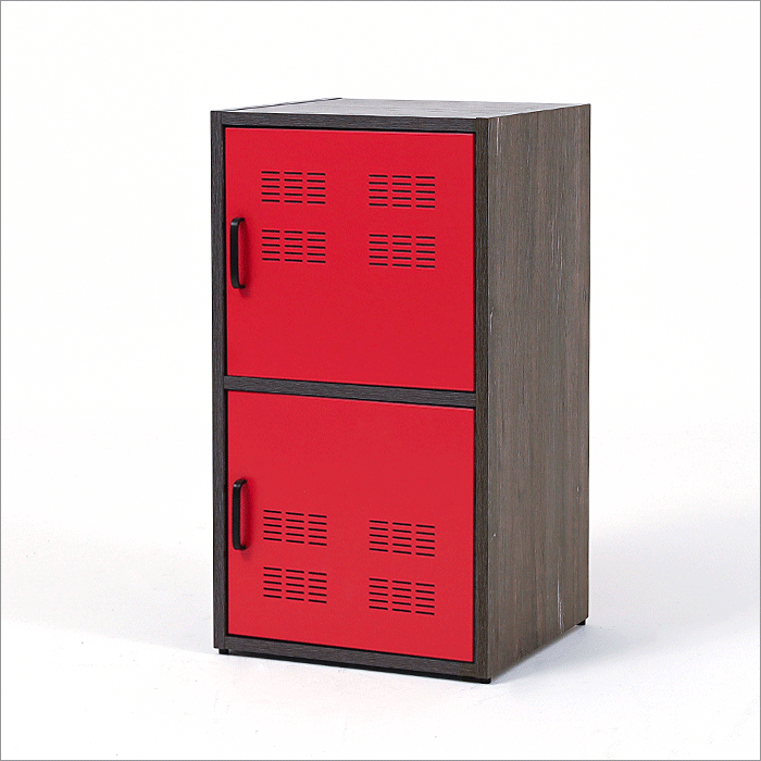 Tan-Red Multi Cabinet